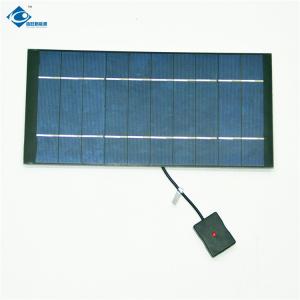 Wholesale 5W PET Laminated Solar Panel ZW-270130-P Semi-Flexible Thin Film Solar Panel Camping Charger 5V from china suppliers