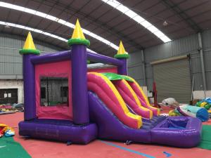 Wholesale Industrial Inflatable Slide And Bounce House Durable Double Zippers from china suppliers