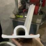 Marine Boat Dock Black EPDM Rubber D Fender Bumper Strip for Long-Lasting