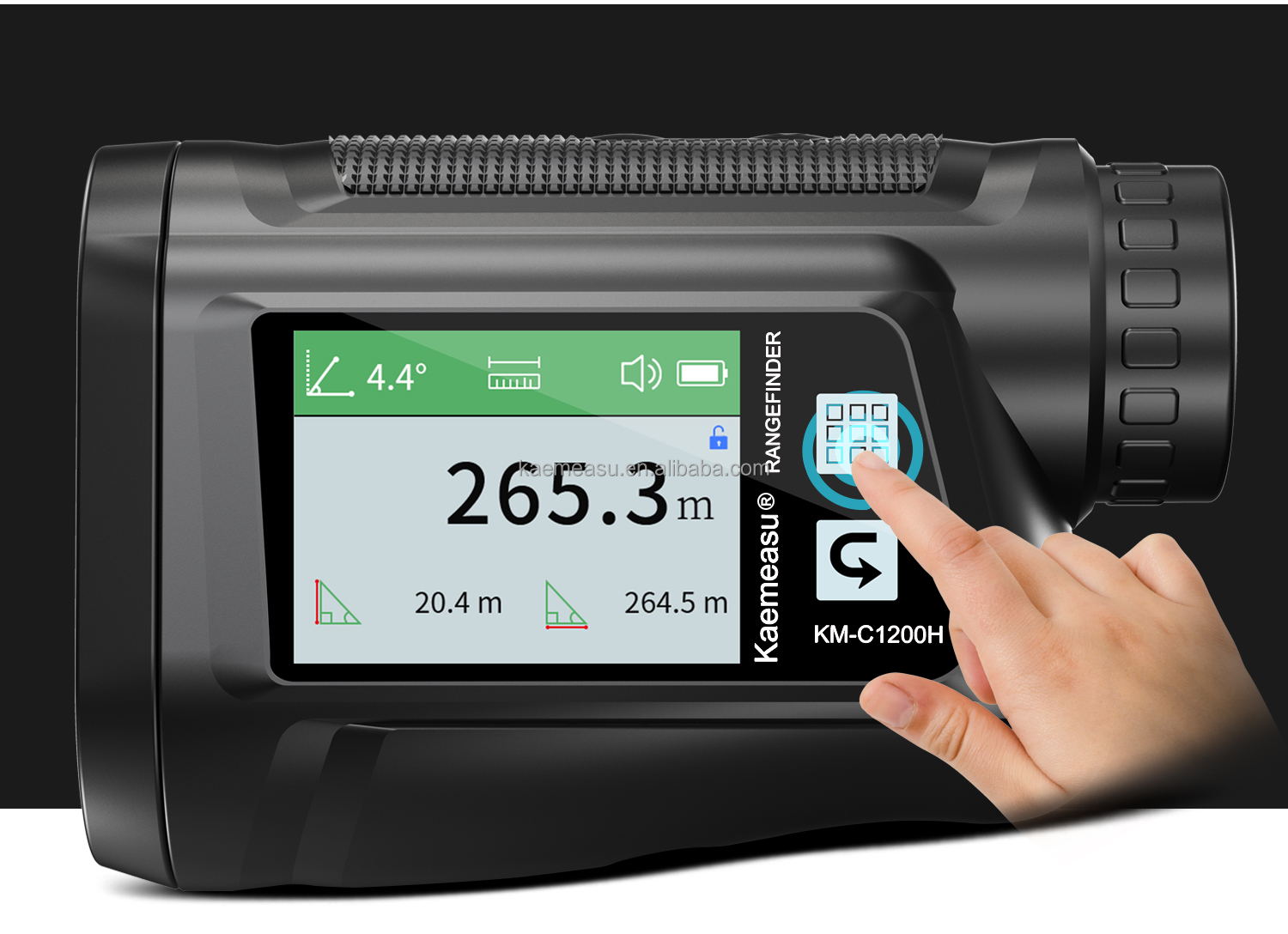 Touch Screen Digital Golf Laser Rangefinder hunting telescope finder laser distance meter