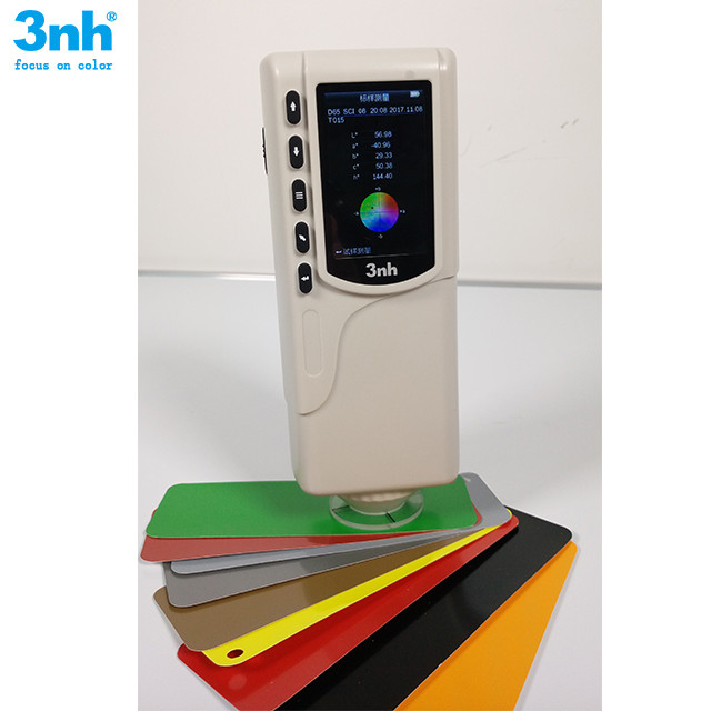 Digital Portable Spectrophotometer Colorimeter 3nh NR20XE For Leather Textile Industry