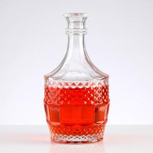 Wholesale Provided Freely 750ml Vodka Whiskey Rum Brandy Alcohol Fruit Wine Glass Bottle with Cap from china suppliers