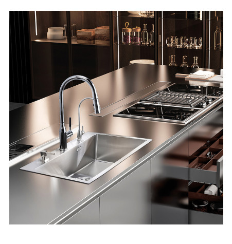 Stainless Steel Drop In Single Bowl Kitchen Sink Undermount Double Bowl