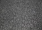 Carbon Black PU Washed Leather Handfeeling No Fading For Clothing Fabric