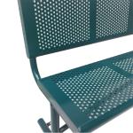 EN840 Certificate L180/W66/H82cm Powder Coated Steel Bench