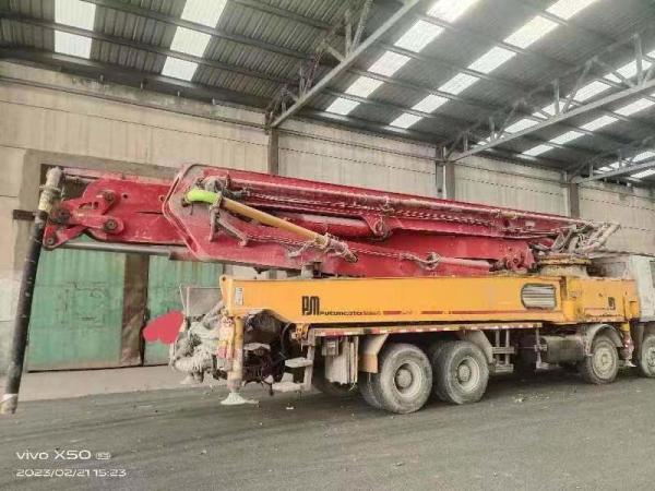 Heavy Machinery Zoomlion Putzmeister 56m Concrete Boom Pump Truck Productivity