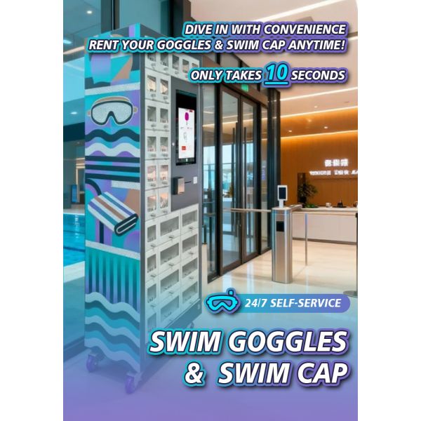 Swimming Supplies Vending Machine for Sales & Rental With Receipt Printer