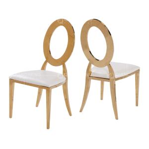 Wholesale Stackable 47x59x94cm Hotel Banquet Chairs Stainless Steel Wedding Chairs from china suppliers