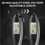 LED Display Weighted Digital Cordless Jump Rope With Electronic Counter