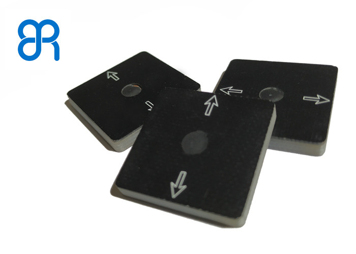 Small Size UHF RFID Hard Tag High Sensitivity 12dBm Black Color BRT-37