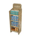 Wooden Free Standing Dried Fruit Snack Display Stand for Shop