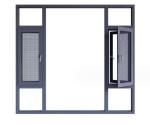 8-Way Seal European Style Thermal Break Aluminium Casement Windows for
