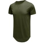 OEM maufactory Round Neck T Shirt Men'S Cotton Short Sleeve Summer Loose And