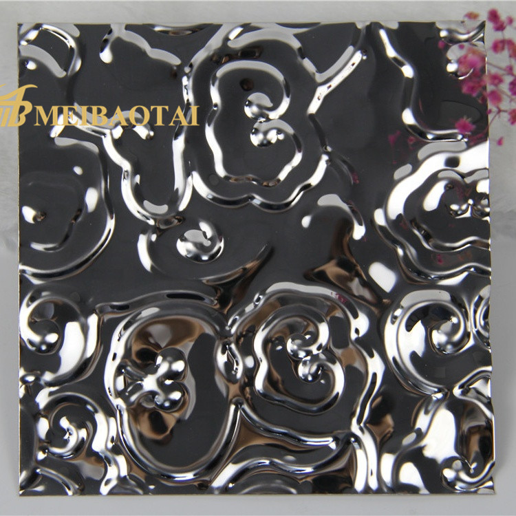Stamped Embossed Stainless Steel Sheet For Walls 40 Elongness