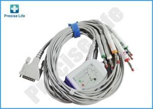 Wholesale One Piece Type Schiller ECG Cable 10 Lead With Banana 4.0 Plug TPU Cable from china suppliers