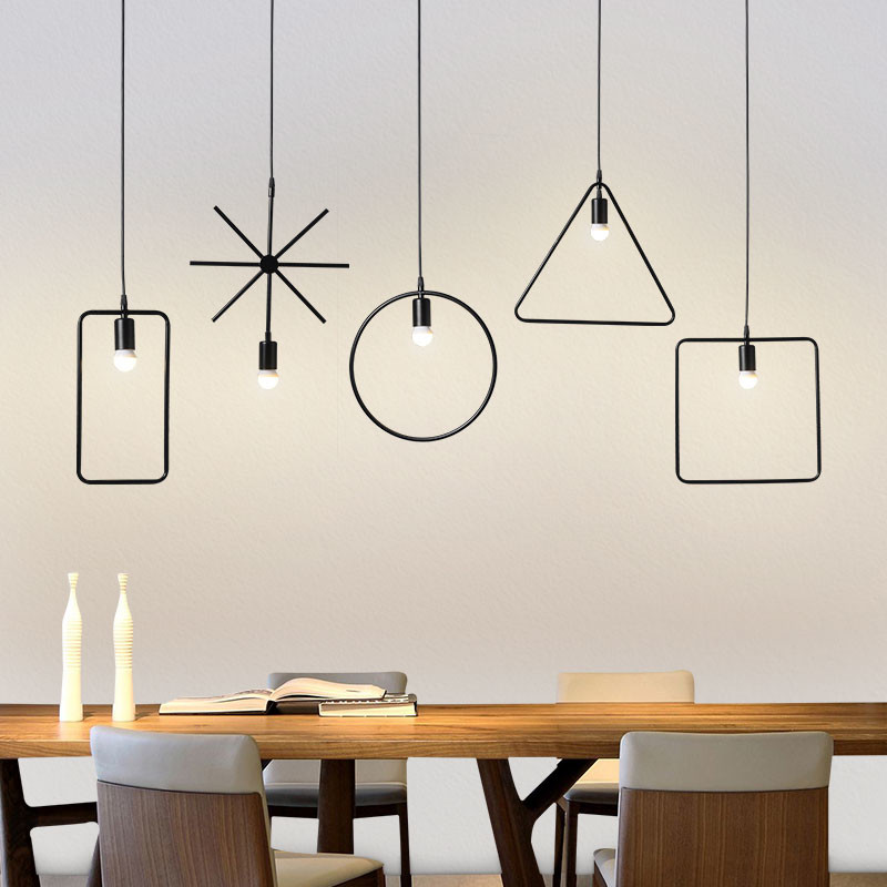 Loft Individual pendant lights For Kitchen Dining room Bar Shop Lighting (WH-VP-29)