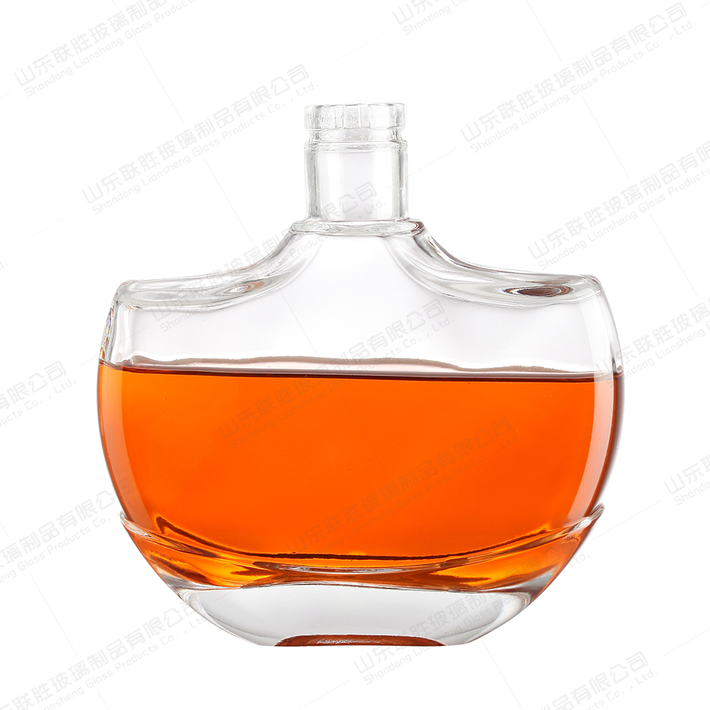 Cork Shaped 500ml Glass Bottles for Alcoholic Beverages Rubber Stopper Sealing Type