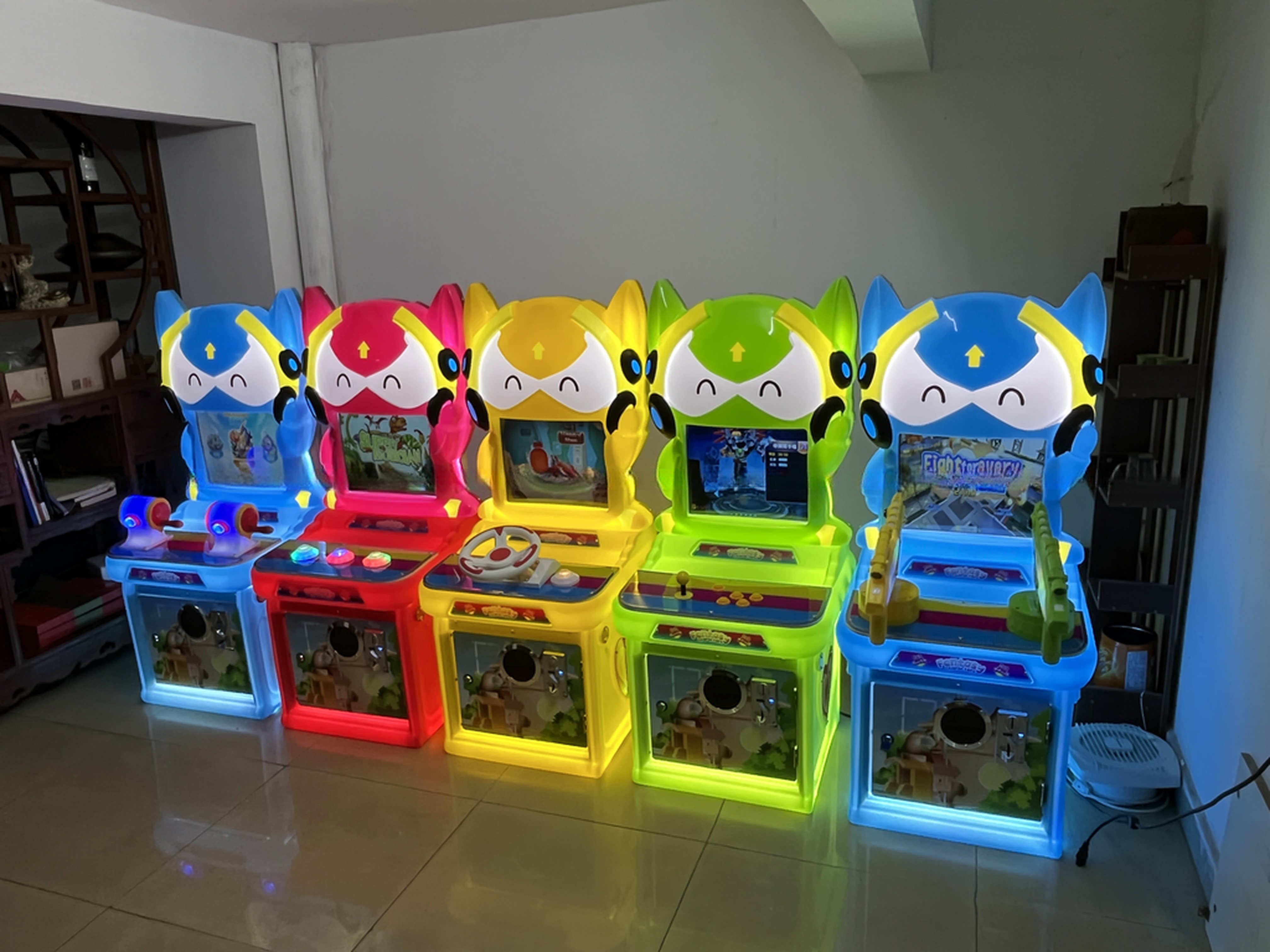 Dreamland super musician 20 in 1 children double players shooting game machine 19inch screen kids video games for sale