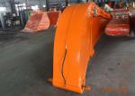Heavy Duty Komatsu Excavator Long Boom , Orange High Reach Arm
