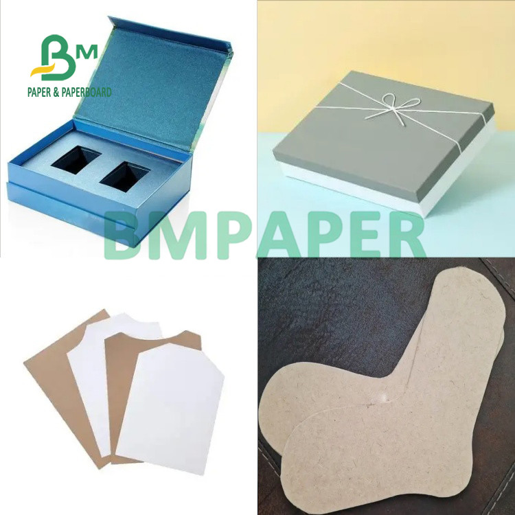 Flat Paper Surface Coated White Board With Grey Back for Sock filter