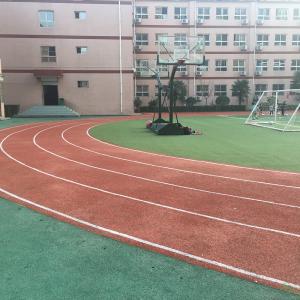 Wholesale Semicircle Area Prefabricated Synthetic Sports Surfaces Track Red from china suppliers
