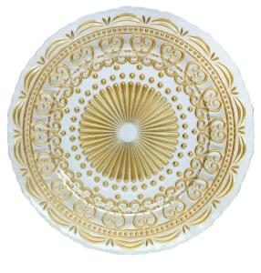 Wholesale Glass Clear Charger Plates With Black Rim For Wedding Events from china suppliers