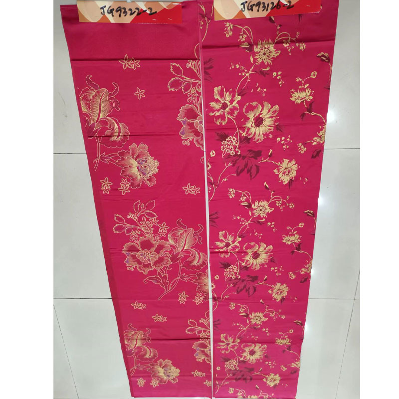 Pigment Printed Polyester Mattress Fabric Warp Knitted Home Textile