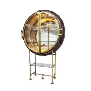 Wholesale OEM Interior Stainless Steel Wine Cabinet Living Room Liquor Cabinet from china suppliers