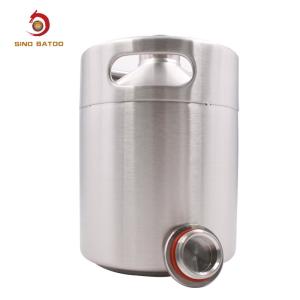 Wholesale Food Grade Stainless Mini Keg , 64oz Mini Draft Beer Dispenser from china suppliers