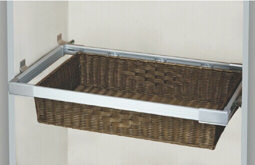 MR020 Wardrobe Multifunctional Rack:Push-pull Cany Basket Rack