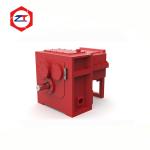 Plastic Extrusion White Co Rotating Twin Screw Extruder Gearbox , High Speed