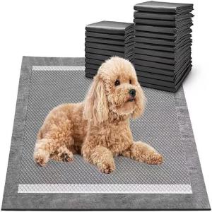 Wholesale Non-woven Fabric Bamboo Fiber Carbon Charcoal Pet Underpad Training Pad 60*90 for Puppy from china suppliers