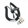 Buy cheap Coiled Twist Camera Power Cable Monitor Power Cable XLR 4 Pin Female To Right from wholesalers