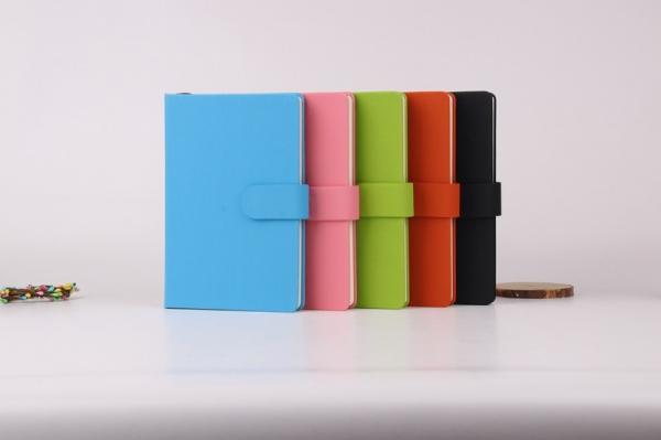 Quality Soft leather cover debossed notebook for sale