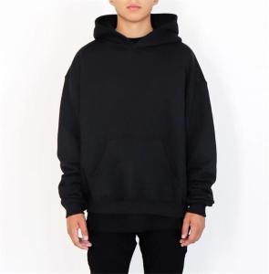 Wholesale Blank Thick Unisex Plain Hoodies 100% Cotton Oversized Pullover Streetwear from china suppliers