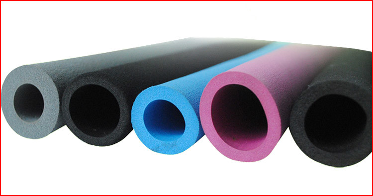 Customized Printed Silicone Foam Tubing , High Temperature Silicone Sponge Rubber Tube