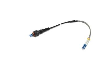 Wholesale IP67 MPO Patch Cable Black Color 500 Cycles High Durability Long Mechanical Life from china suppliers