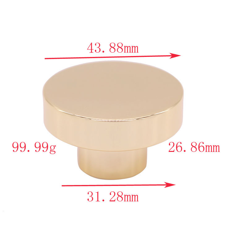 Round Top Perfume Bottle Caps For FEA 15 Glass Bottle Neck , Metal Bottle Caps