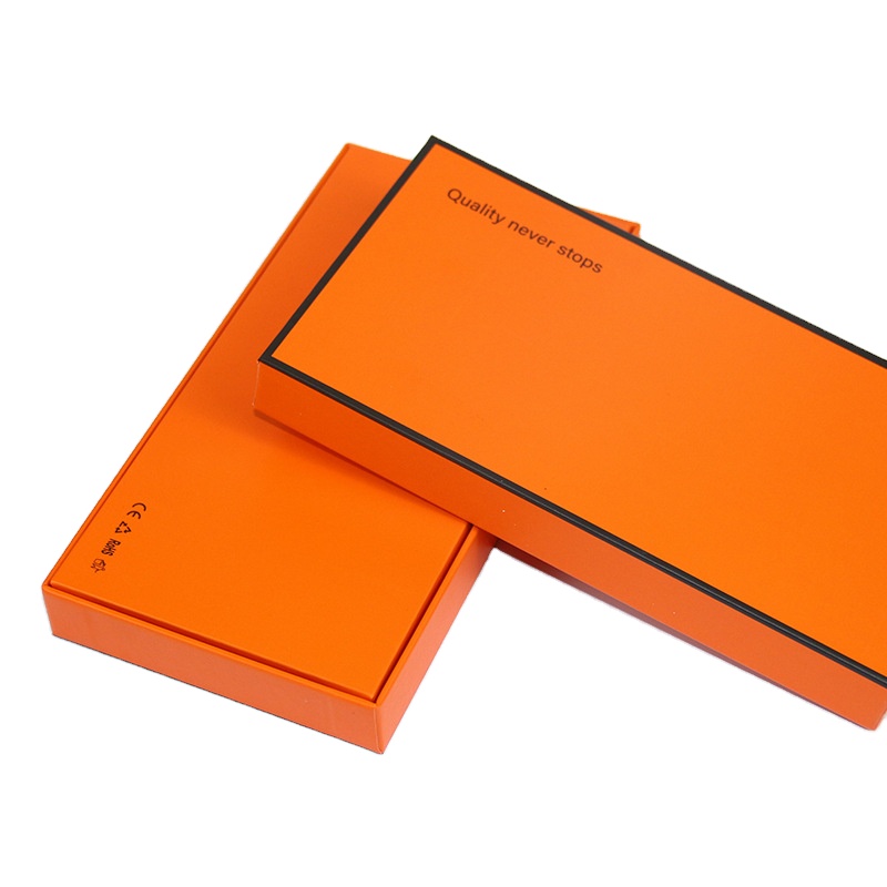 Custom Electronic Product Paper Box with Cardboard Lid Base and Recycled Materials