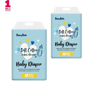 Wholesale Soft Baby Diaper Nappies Disposable Breathable from china suppliers