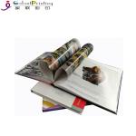 Colorful Square Hardcover Book Printing Services Film Lamination OEM Service