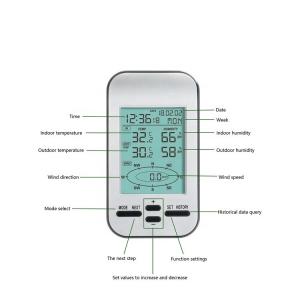 Wholesale ODM Professional Weather Station Indoor And Outdoor LCD Display from china suppliers
