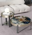 Corrosion Resistant ODM Round Rock Coffee Table 3mm Rock Plate