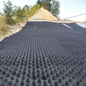 China Wall Retaining Plastic Geocell For Slope Protection Cellular Confinement System on sale