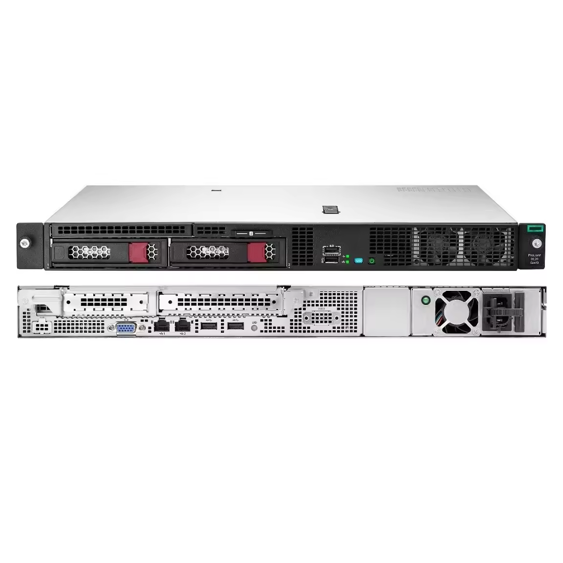 Stock Intel Xeon E-2224 16G 1T*2 Rack Server 1U for ProLiant DL20 Gen10 Ready to Ship