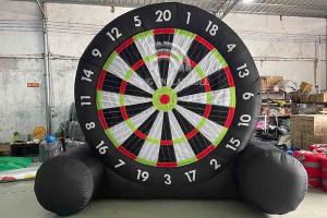 China 13*13 Ft Huge Inflatable Soccer Darts Entertainment Giant Inflatables Football Dart Game on sale