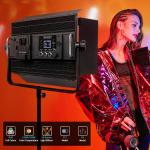 14 Effects Dimmable LED Studio Lights CCT Mode , DMX Battery Powered Photography