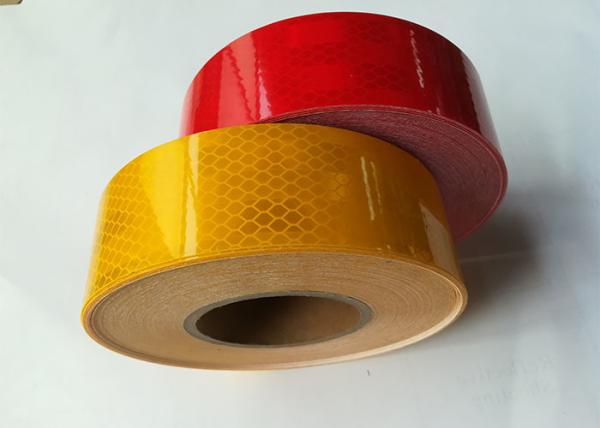 Truck Car Reflective Conspicuity Tape , Highway Red Amber Light 2 Inch White