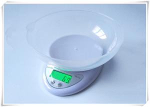 Wholesale Green LCD Display Electric Food Scale , 1g Division Digital Cooking Scales from china suppliers