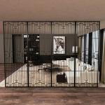 Hairline Gold Stainless Steel Room Dividers For Office/Room/Interior Decoration